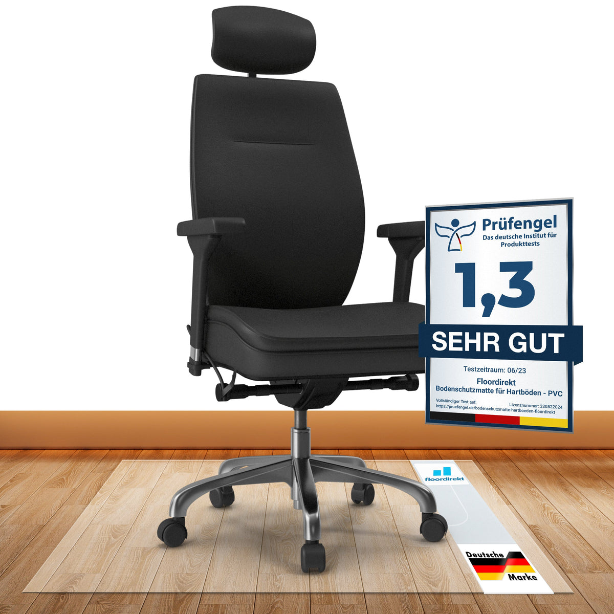 ✂ Stoleunderlag til hårde gulve | NEO Plus | Transparent