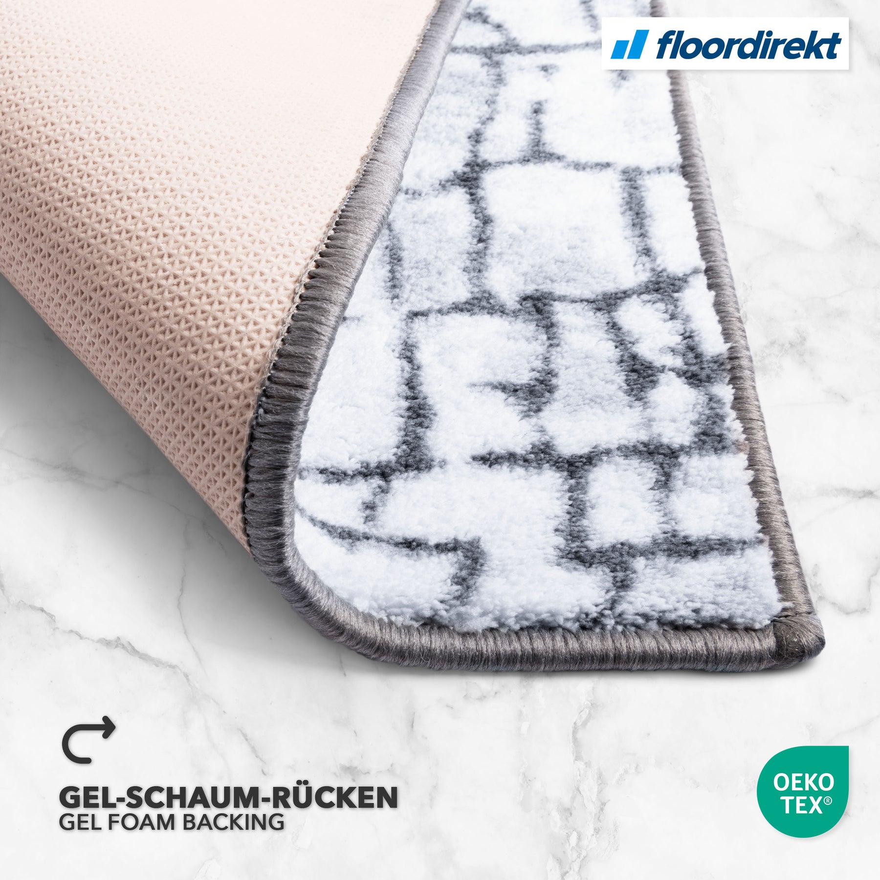 Carpet runner by measure | Aqua | Multi-Runner | Modern Living Rug