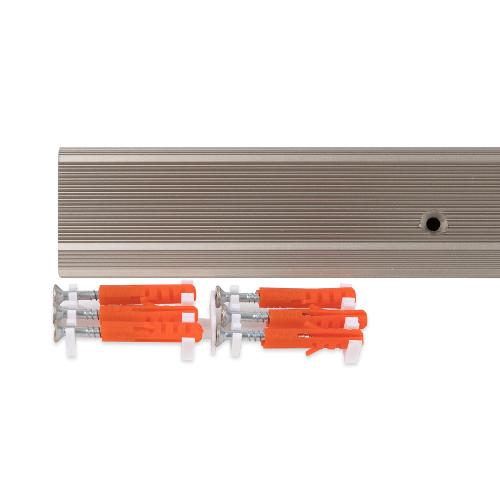 Stair front edge profile | NOVA | Aluminum | Pre-drilled
