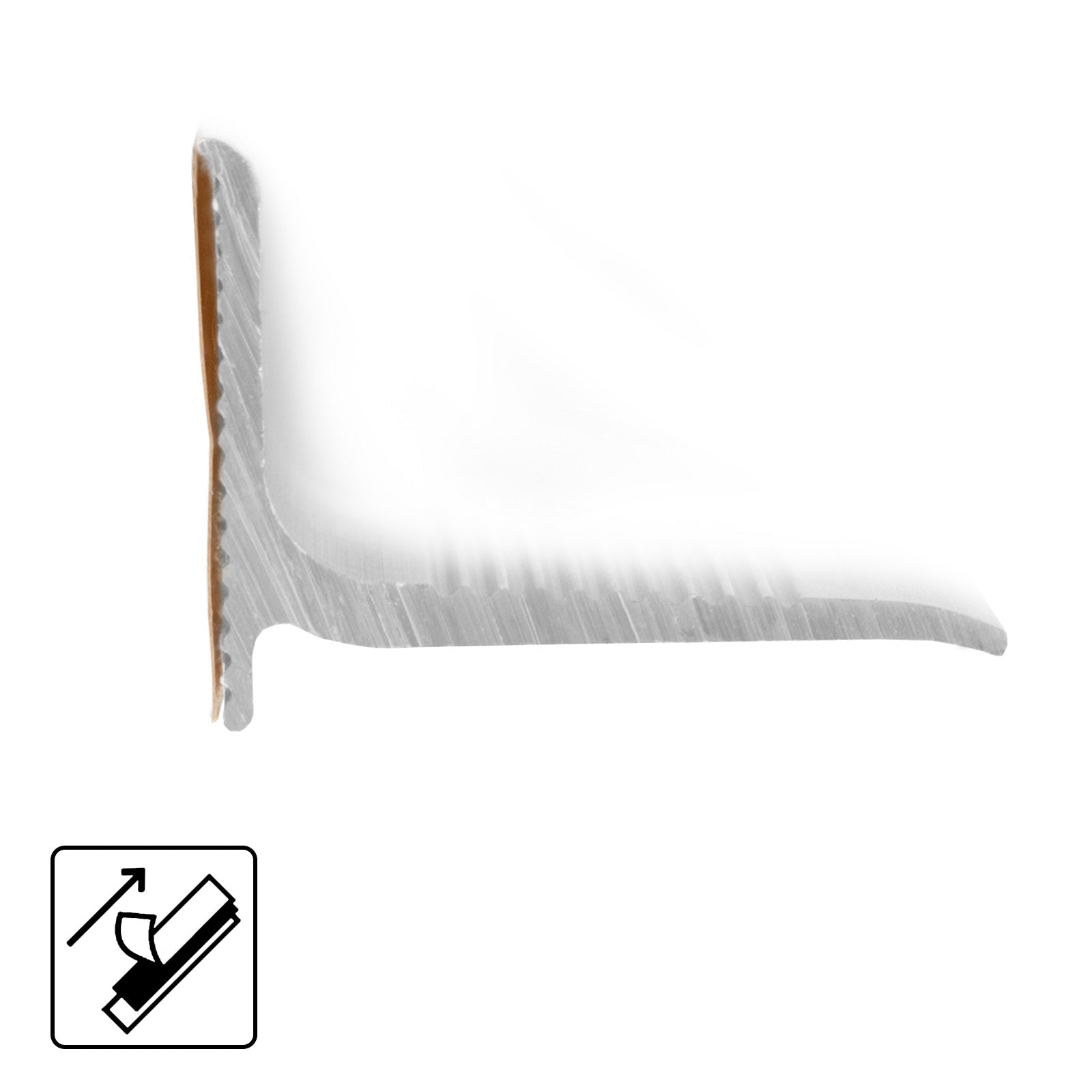 Aluminum wall molding profile | For doors and windows | Self-adhesive