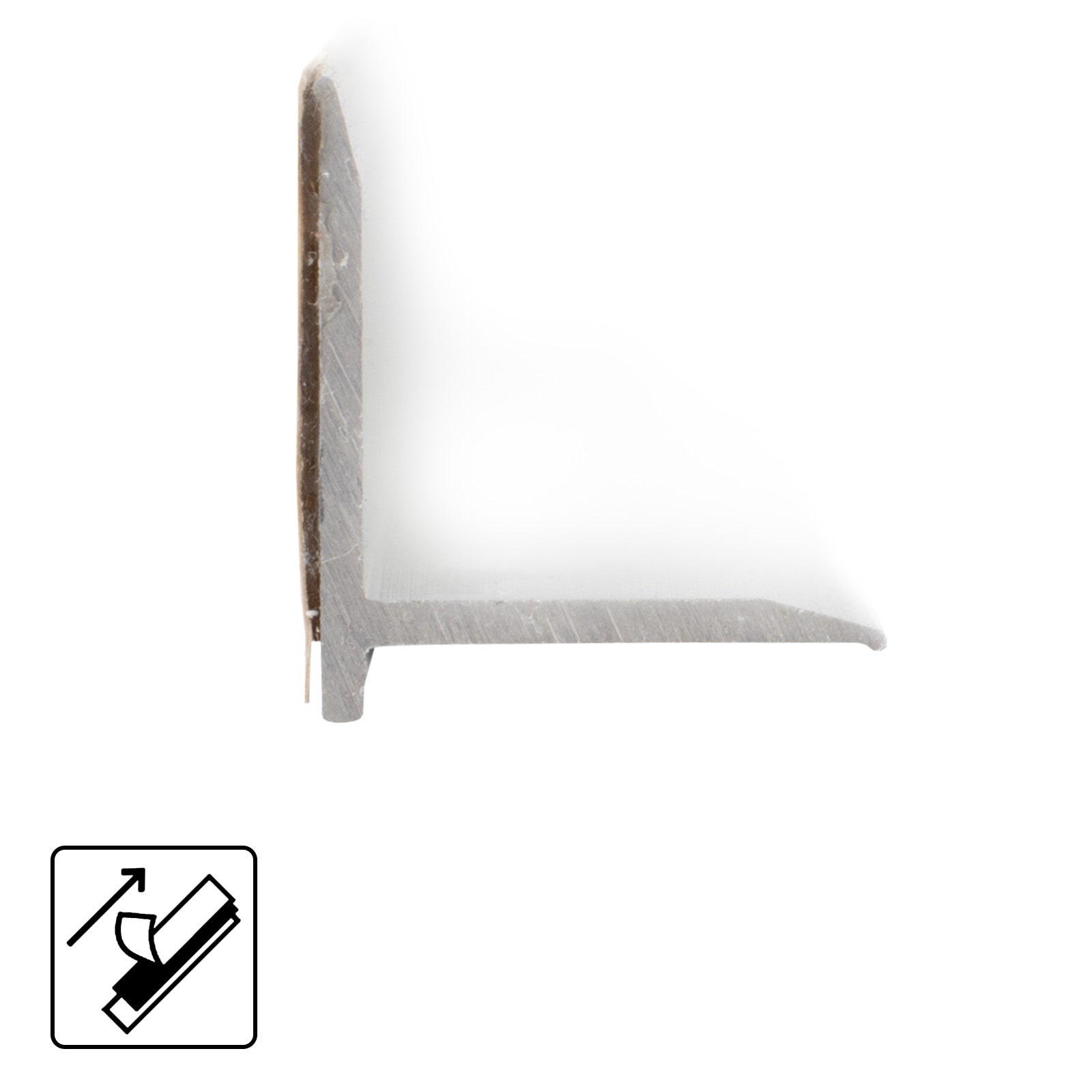 Aluminum wall molding profile | For doors and windows | Self-adhesive