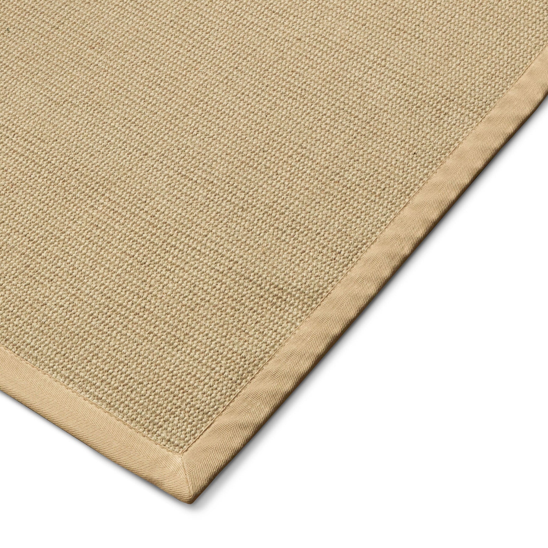 Sisal-Teppich | Mumbai | Naturfaser-Teppich mit Baumwollbordüre | in verschiedenen Größen erhältlich