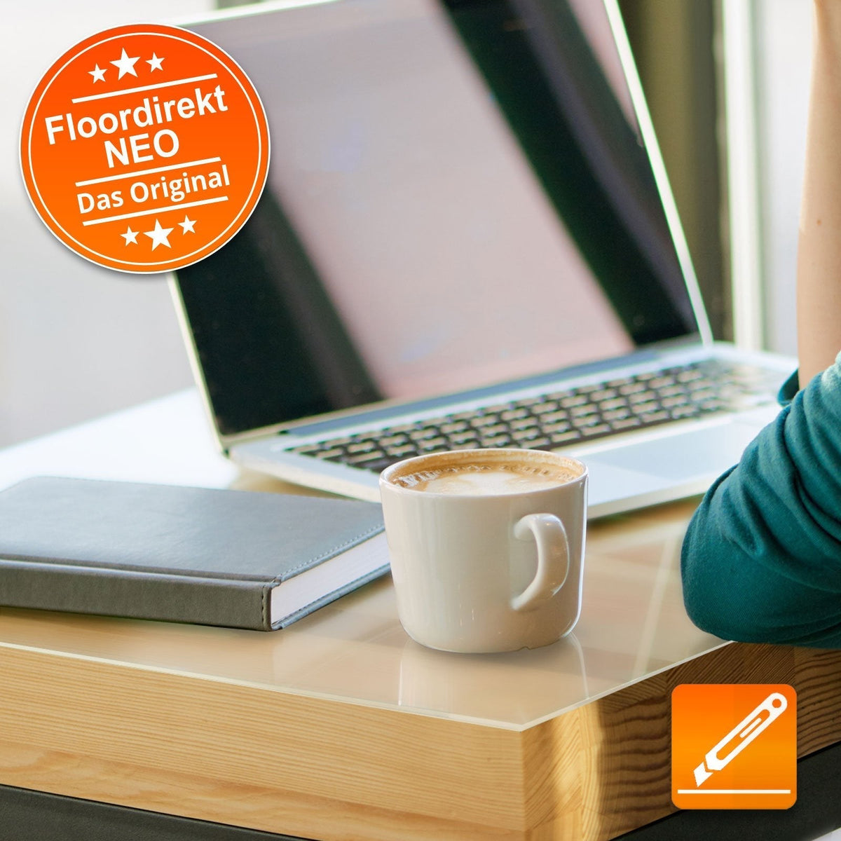 ✂ Gennemsigtigt bordbeskyttelsescover | NEO | Til hjemmet og kontoret | Tilpasset størrelse