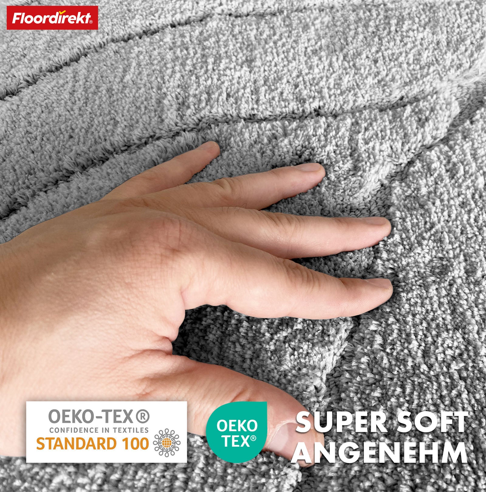 Bademåtte | Maris | Bademåtte i rund form | Blød mikrofiber, skridsikker og velegnet til gulvvarme