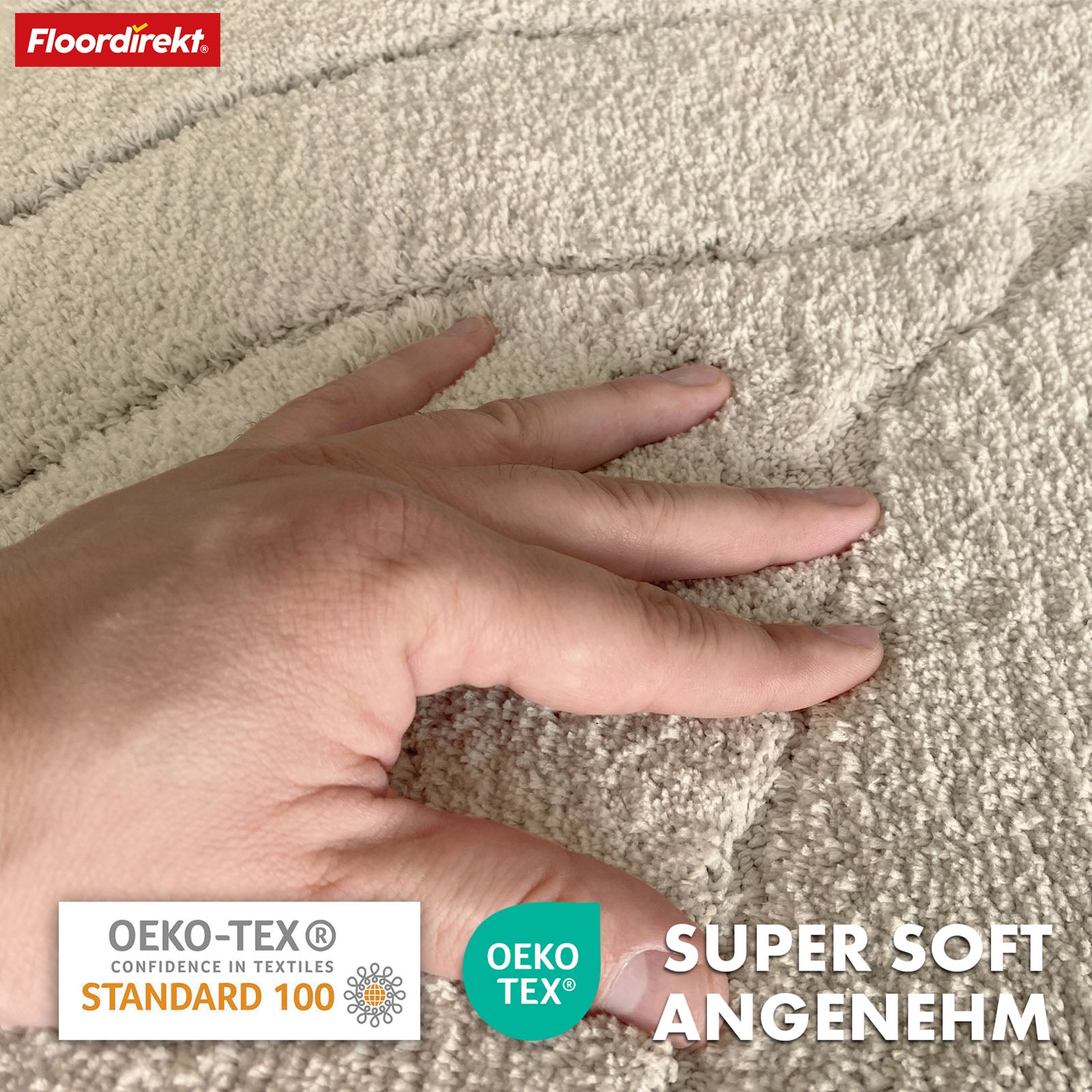 Bademåtte | Maris | Bademåtte i rund form | Blød mikrofiber, skridsikker og velegnet til gulvvarme