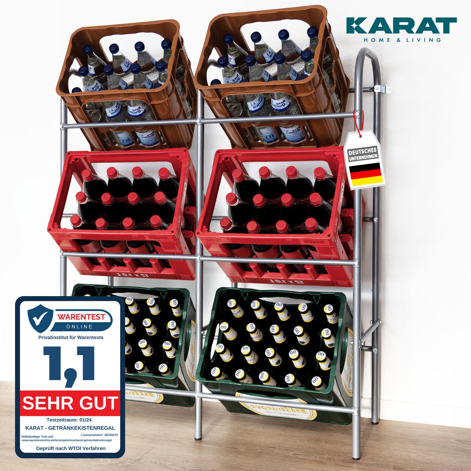 A1_96 x 32,5 x 115,5 cm | Til 6 kasser