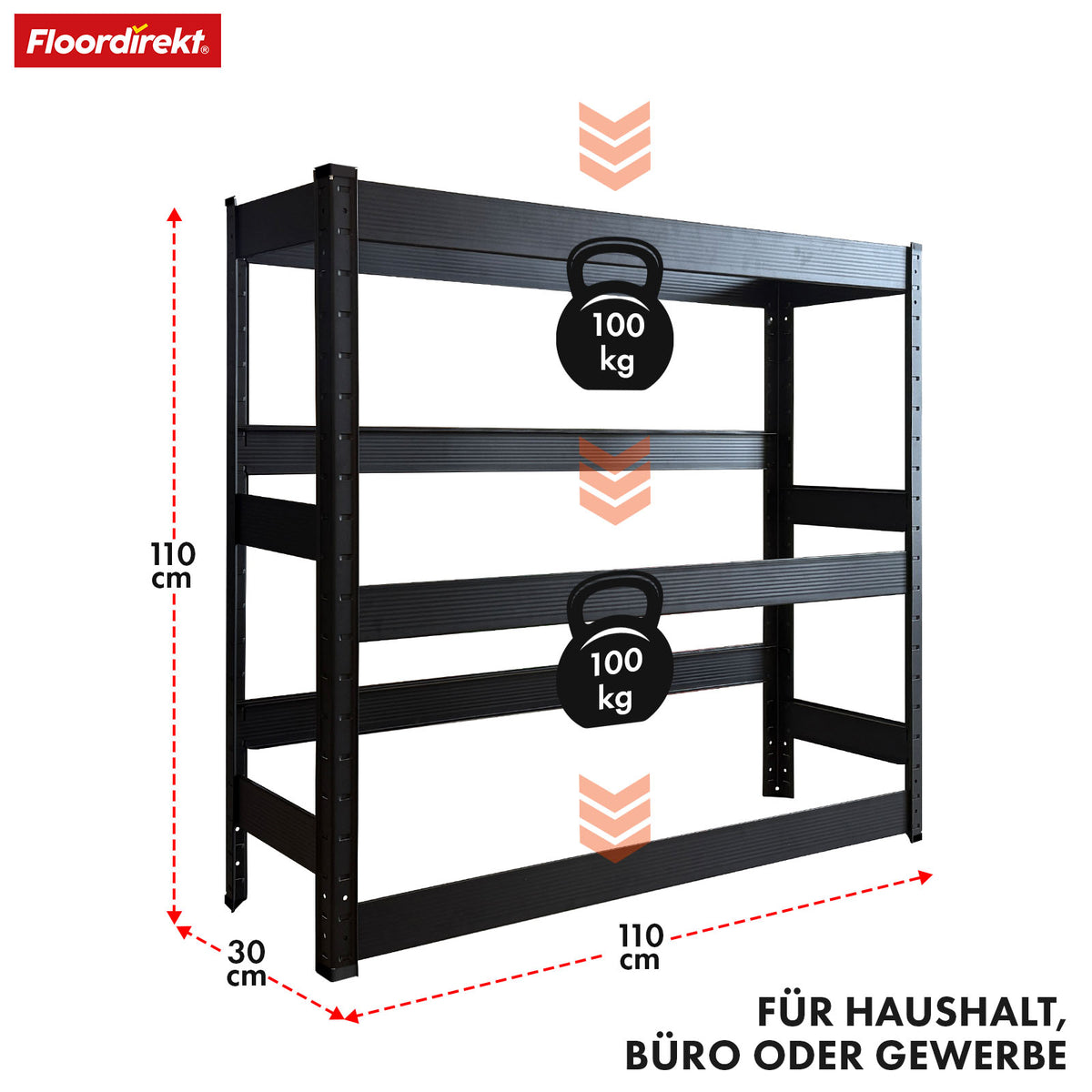 Flaskekassereol | Osaka | Pulverlakeret drikkekassereol i stål til 3 til 9 kasser