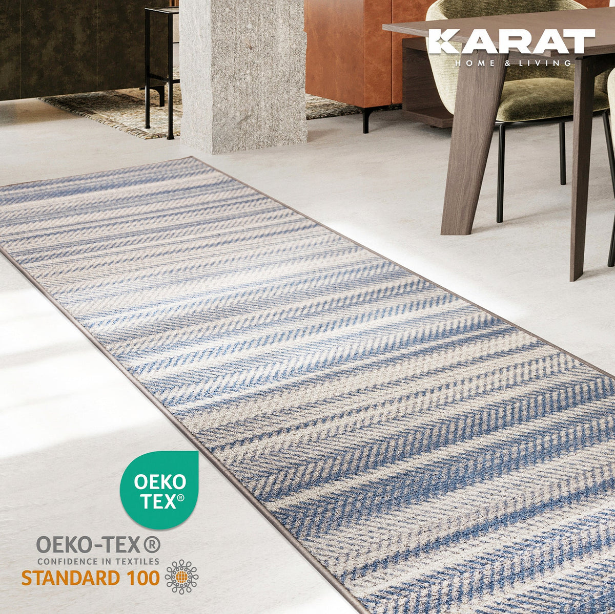 ✂ Tæppe Gulvløber | St. Ives | Modern Living Rug | Tilpasset størrelse