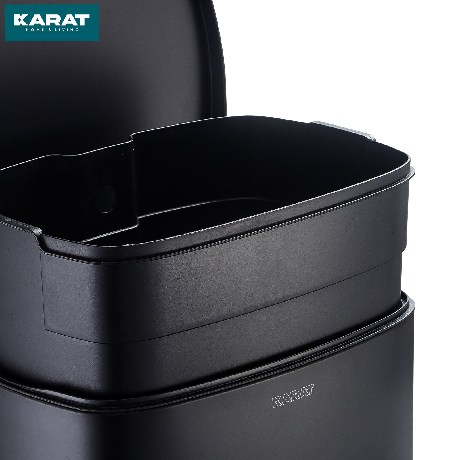 Affaldsspand | Dustin | Rustfrit stål | Med automatisk lukning | 30 - 50 liter