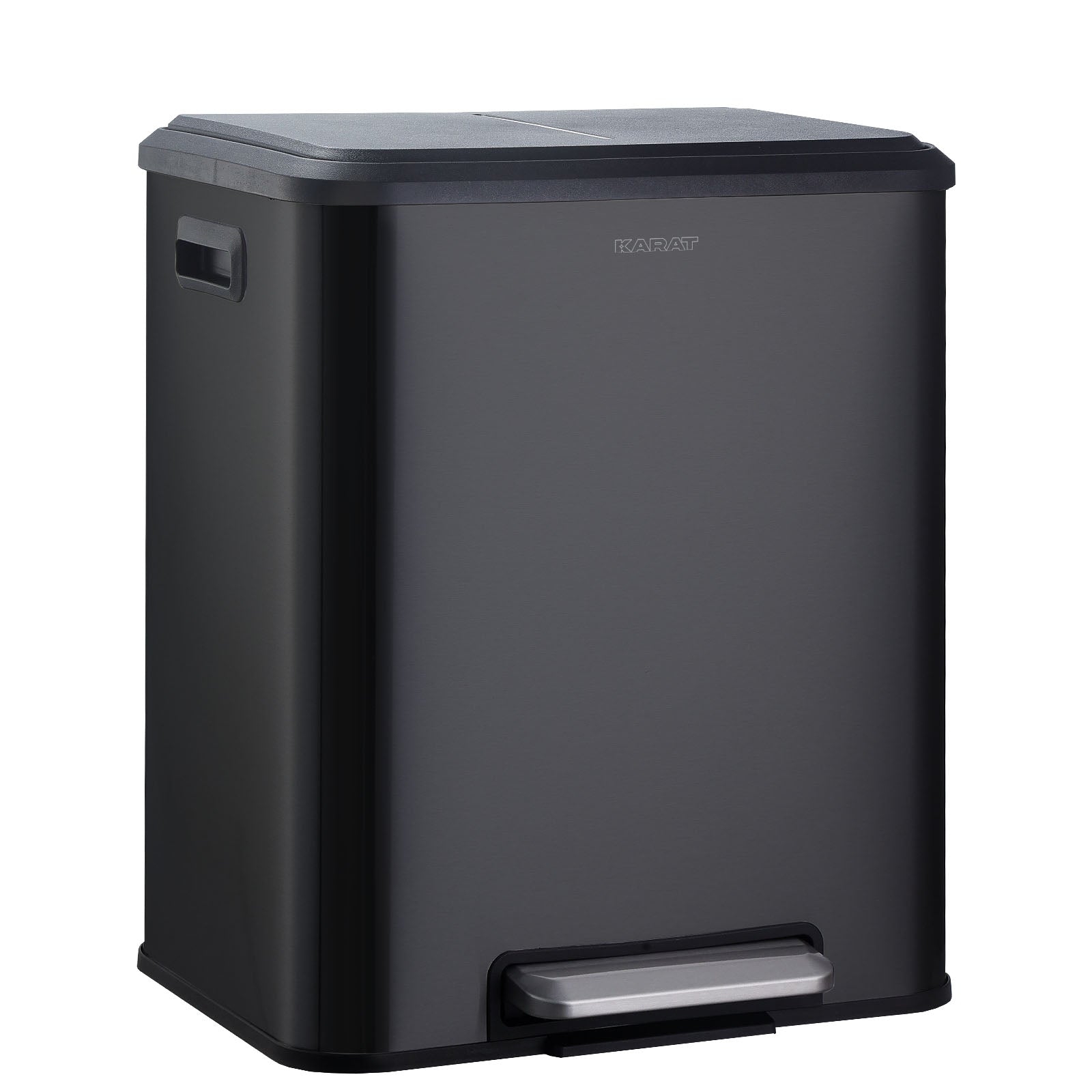 Affaldsspand | Jack | 30 L kapacitet | 2-vejs affaldssortering | soft-close & pedal | rustfrit stål eller sort