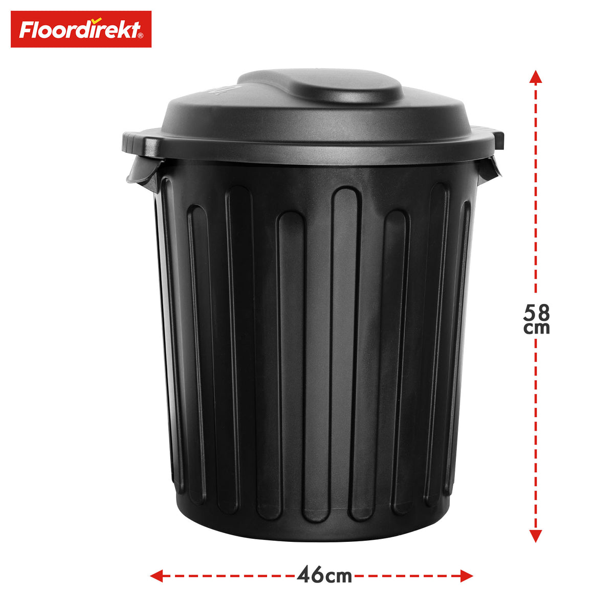 Affaldsspand | Robin | 60L affaldsspand med låg | Lugttæt, hygiejnisk og nem at rengøre