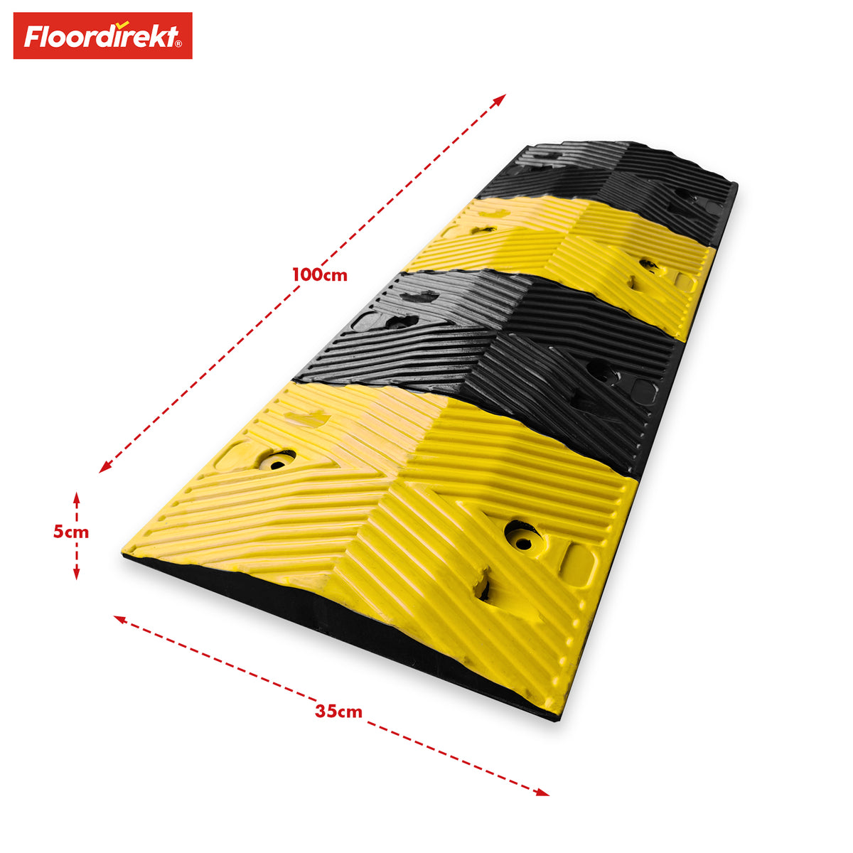 Gummifartbump | Kenya | Sort og gult fartbump i høj kvalitet til effektiv hastighedsbegrænsning