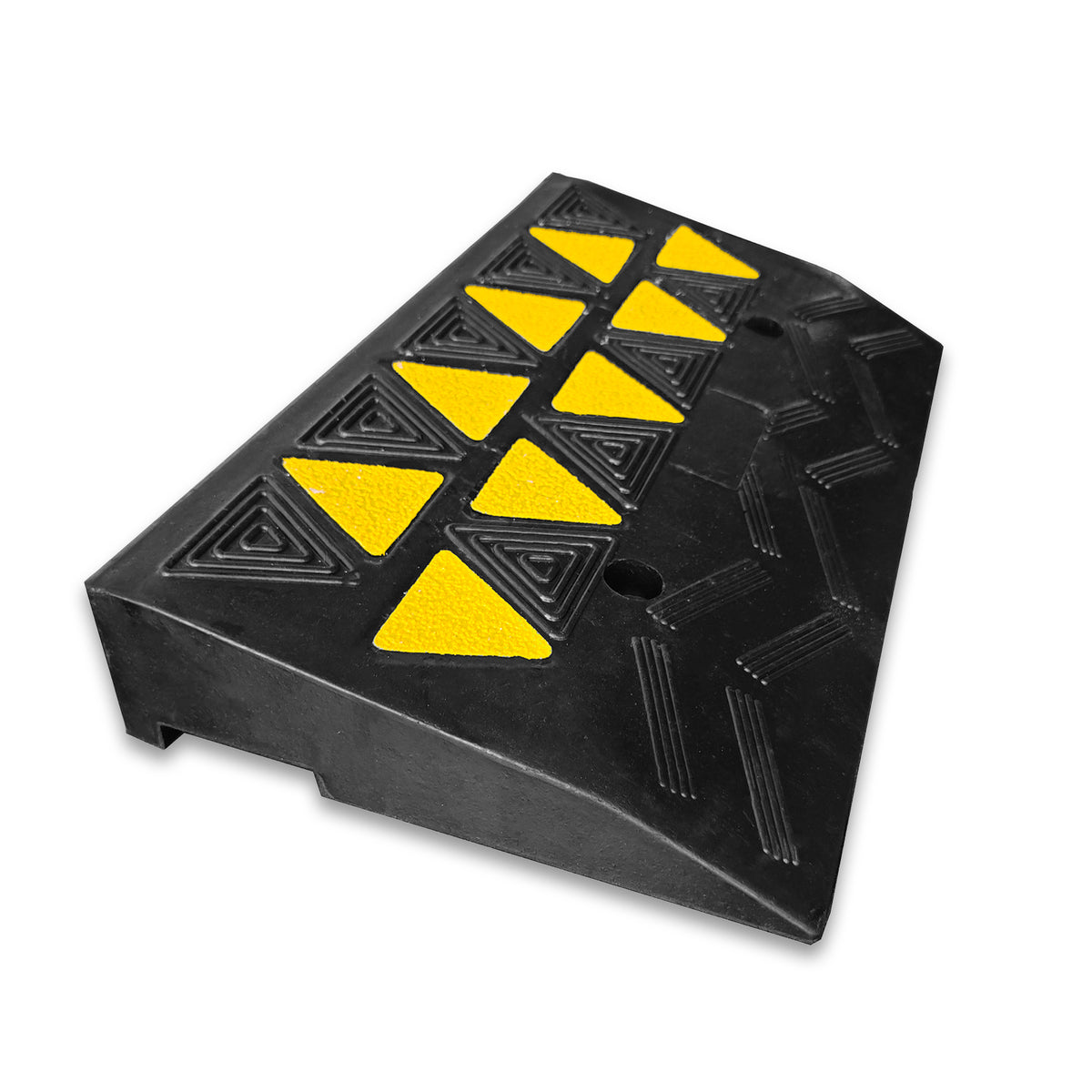 Blanc threshold ramp | Robust og sikker løsning til barrierefri adgang | 50 x 28 x 8 cm