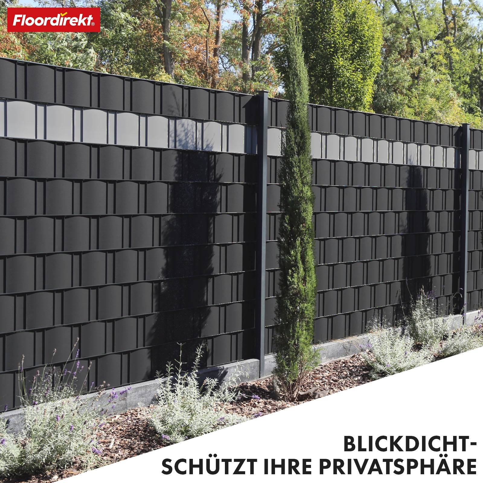 PVC Privacy Strips | Til nethegn | Privacy Screen Rolls i forskellige designs