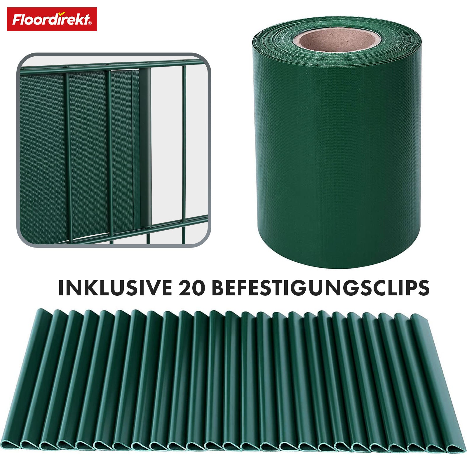 PVC Privacy Strips | Til nethegn | Privacy Screen Rolls i forskellige designs