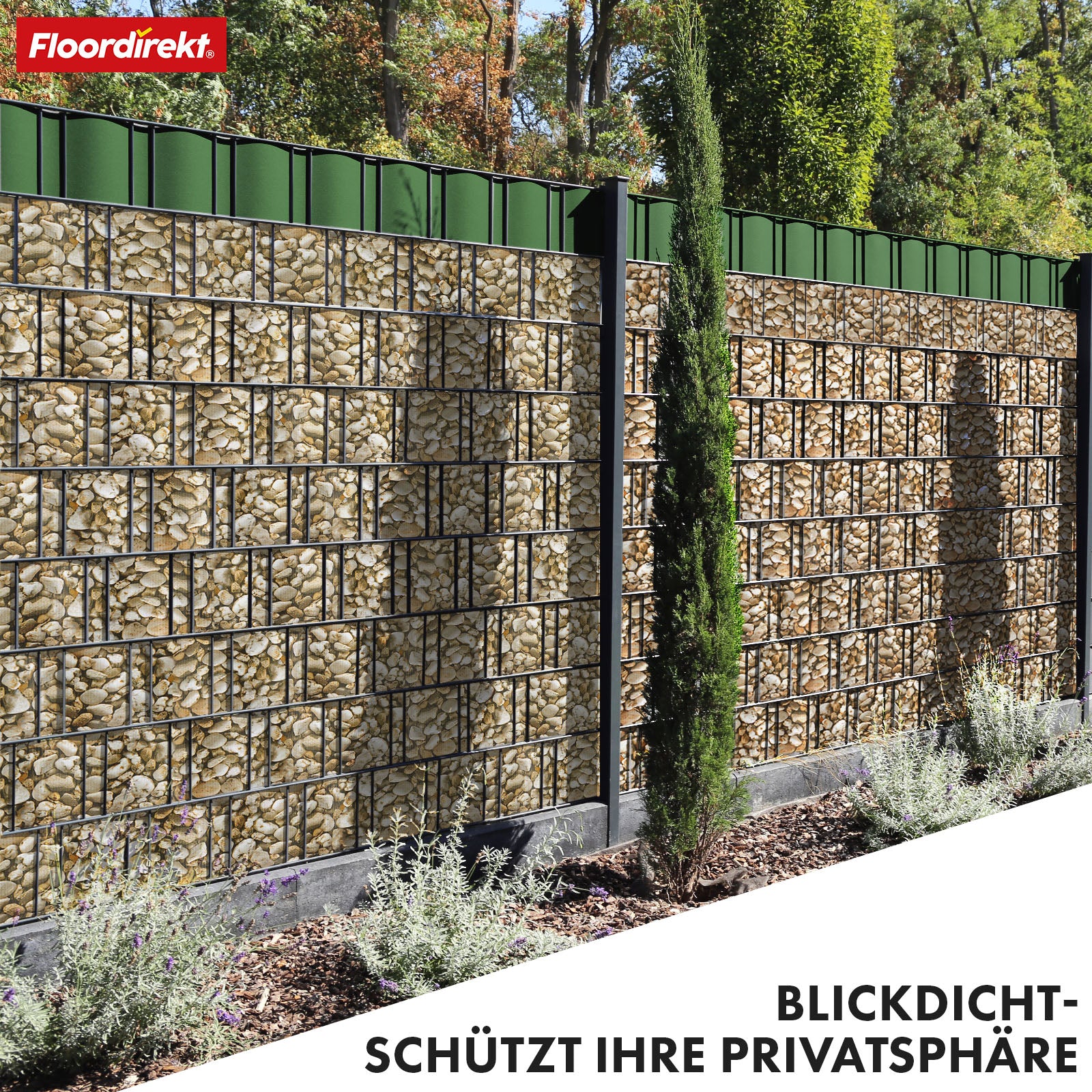 PVC Privacy Strips | Til nethegn | Privacy Screen Rolls i forskellige designs
