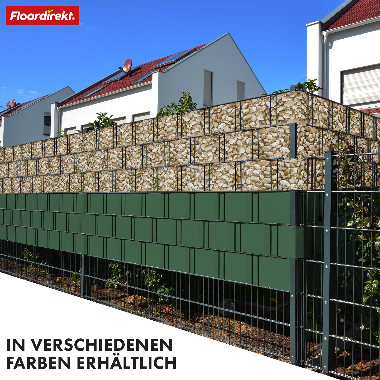 PVC Privacy Strips | Til nethegn | Privacy Screen Rolls i forskellige designs