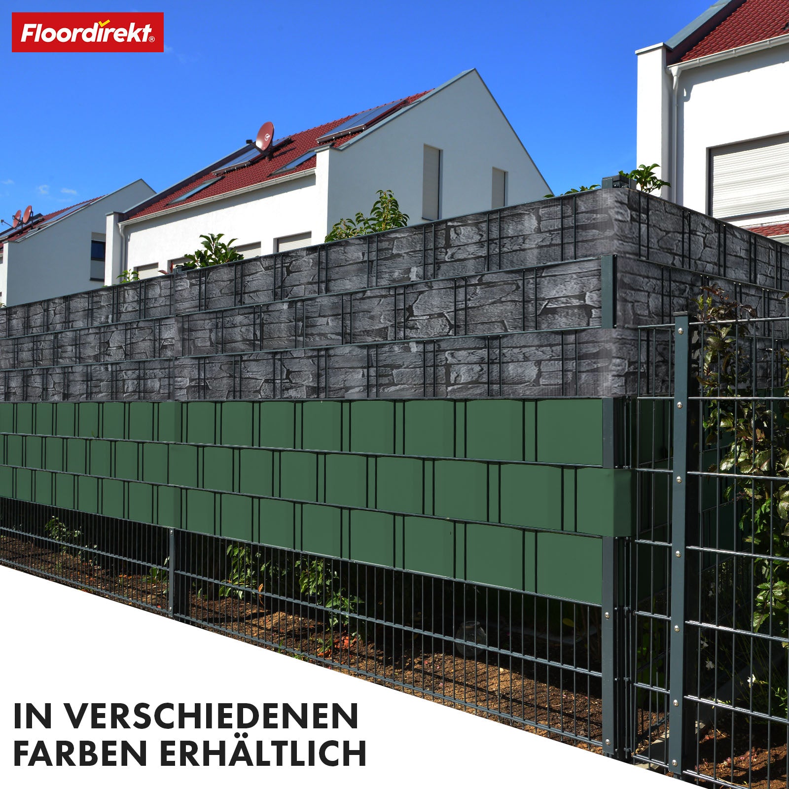 PVC Privacy Strips | Til nethegn | Privacy Screen Rolls i forskellige designs