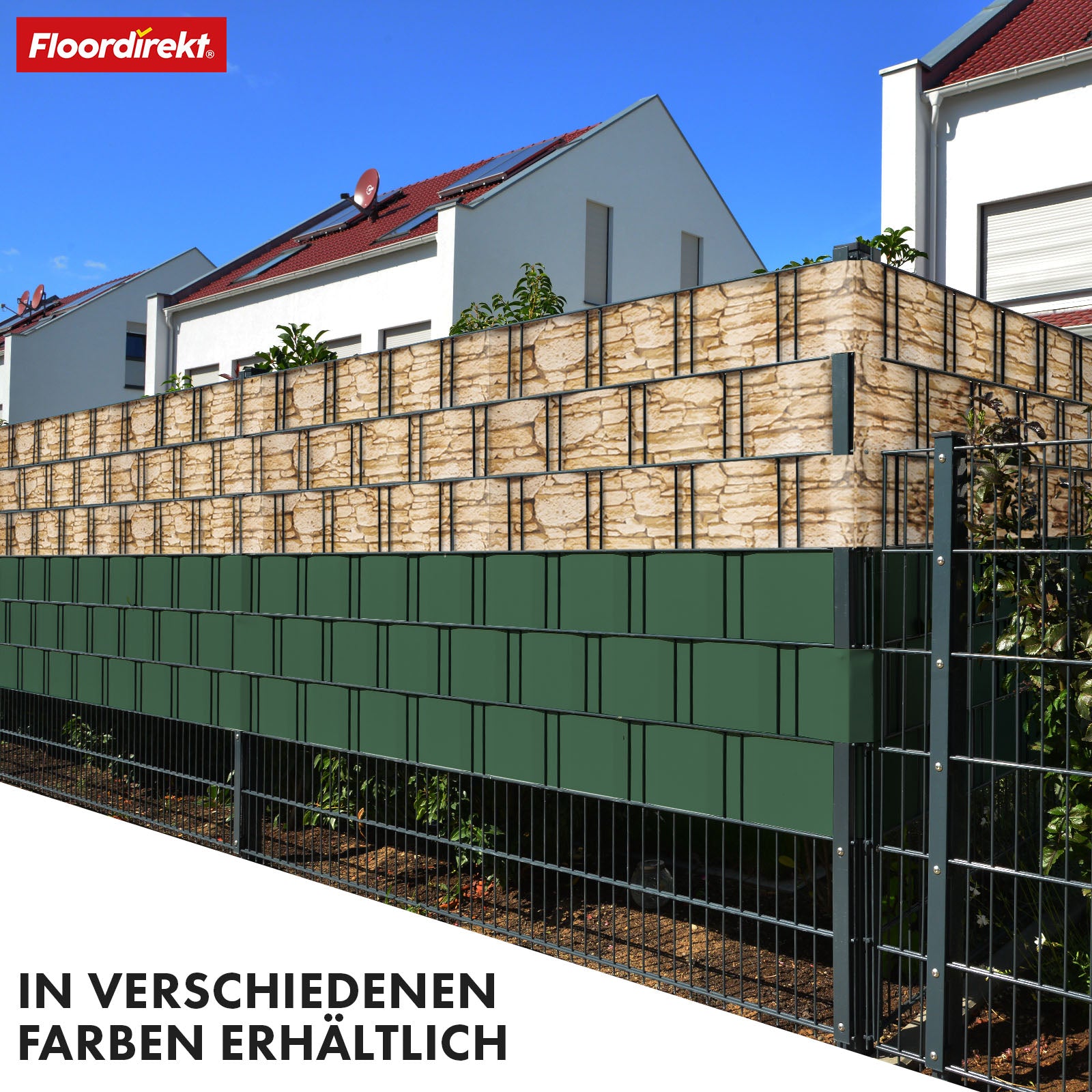 PVC Privacy Strips | Til nethegn | Privacy Screen Rolls i forskellige designs