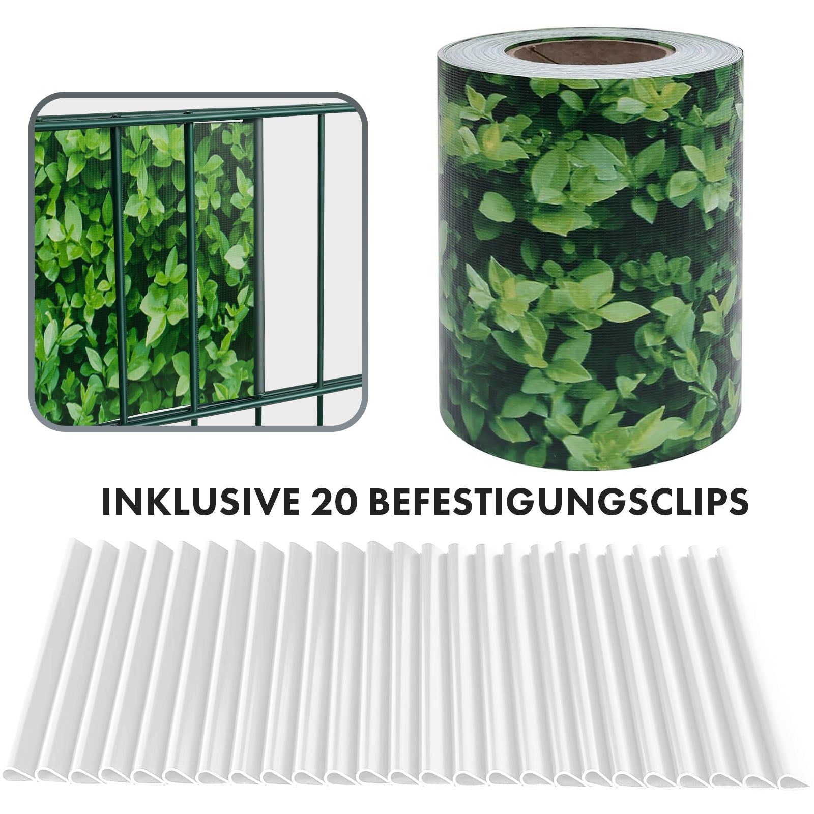 PVC Privacy Strips | Til nethegn | Privacy Screen Rolls i forskellige designs