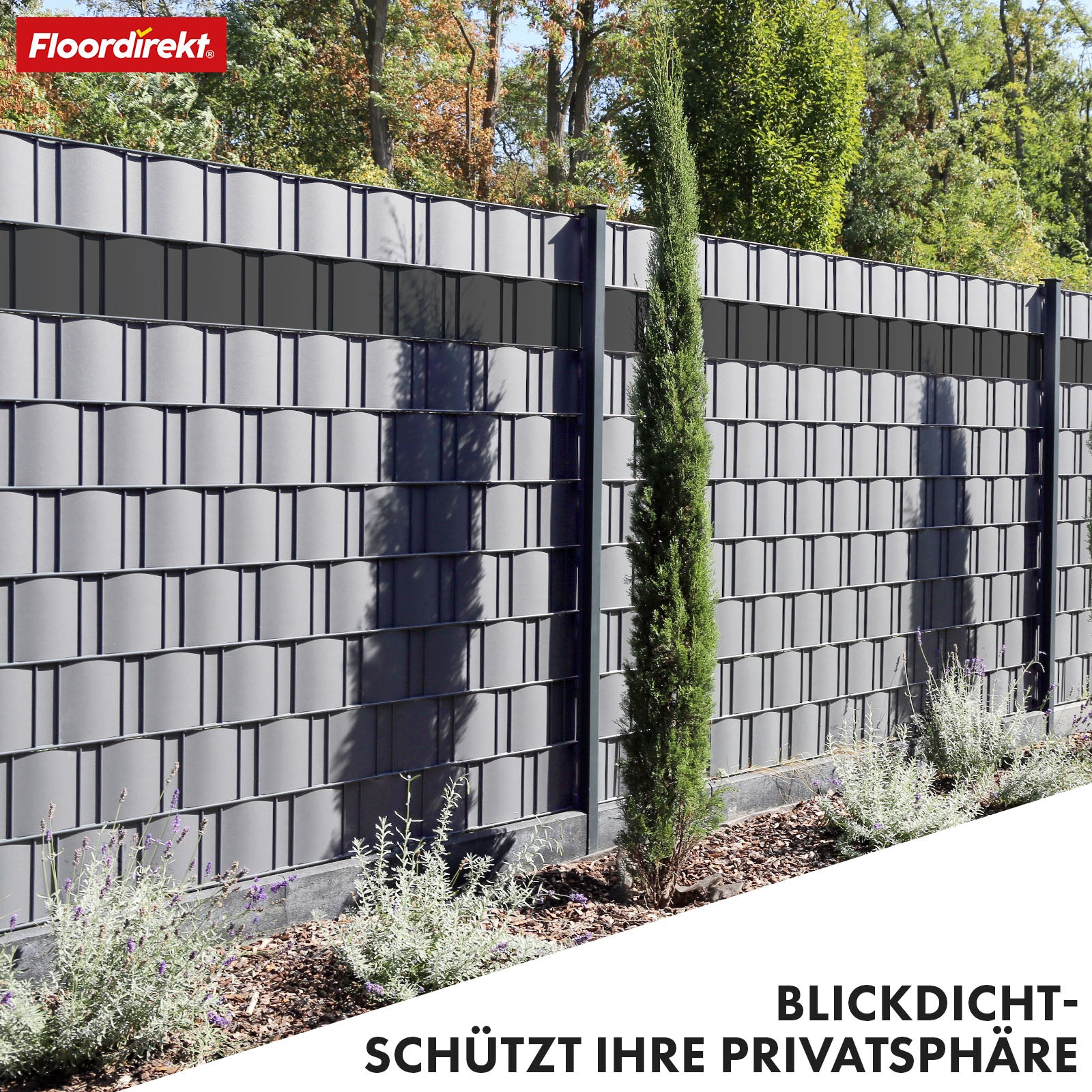 PVC Privacy Strips | Til nethegn | Privacy Screen Rolls i forskellige designs