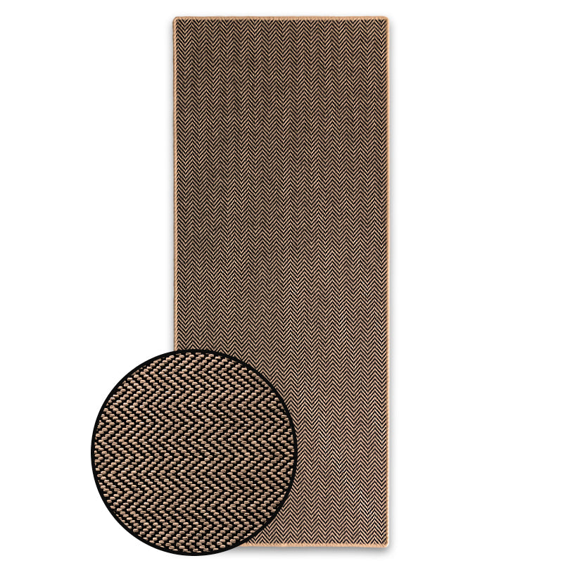 ✂ Skræddersyet tæppeløber | sisal-look | Java | Herring-Bone-Design | slidstærkt og moderne tæppe til boligområdet