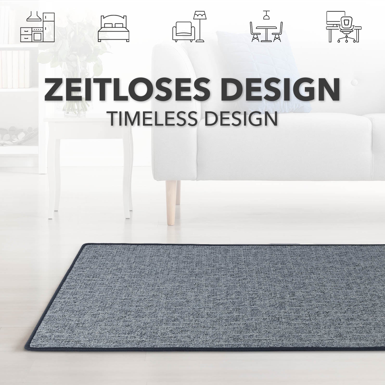 Custom Carpet Treadmill | Alto | Loop Arrows | For all living spaces