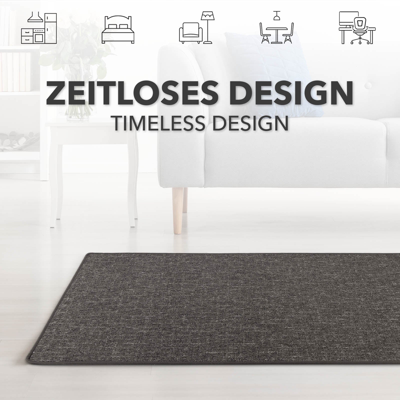 Custom Carpet Treadmill | Alto | Loop Arrows | For all living spaces
