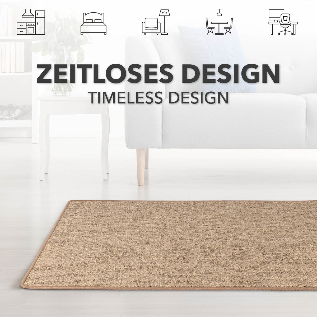 Custom Carpet Treadmill | Alto | Loop Arrows | For all living spaces