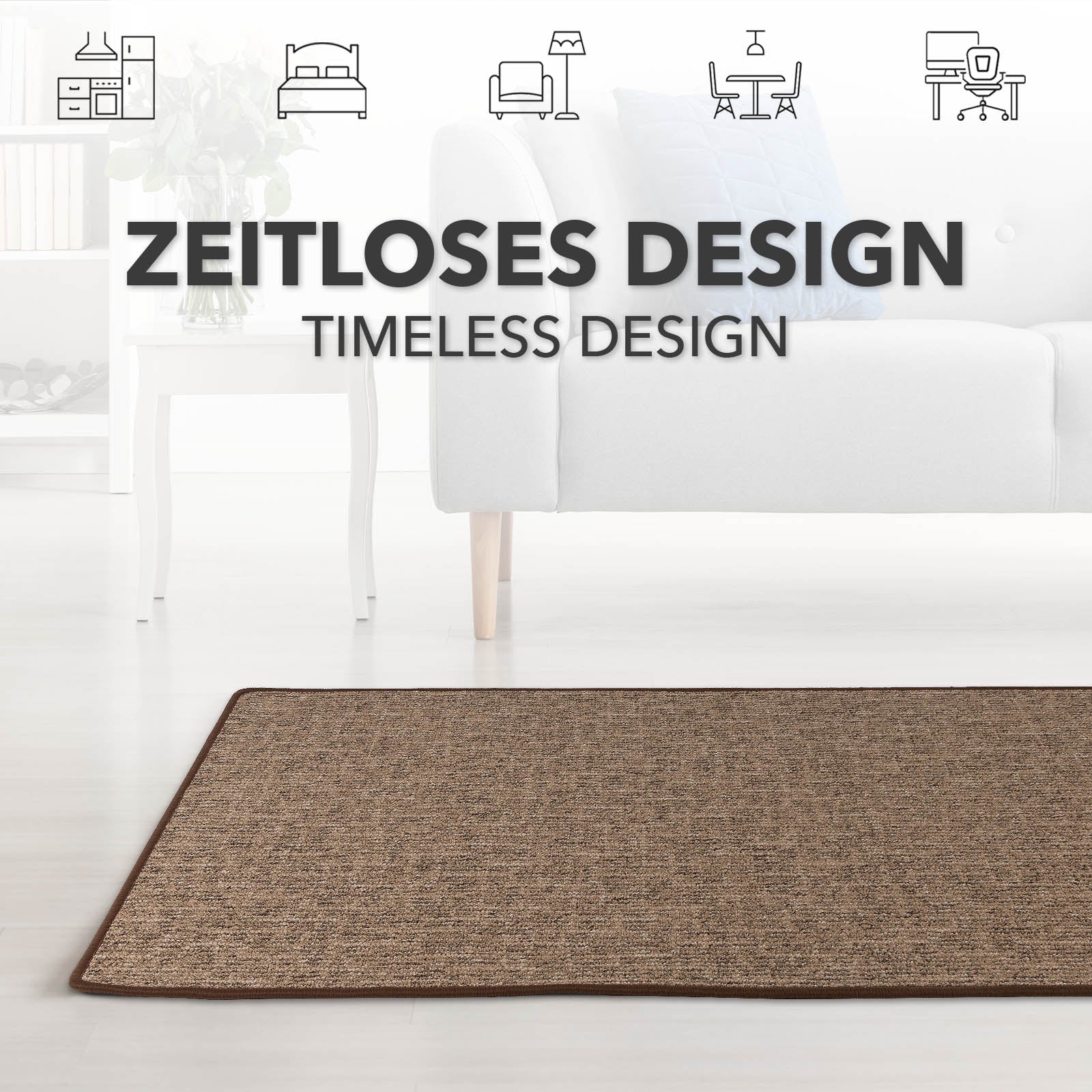 Custom Carpet Treadmill | Alto | Loop Arrows | For all living spaces