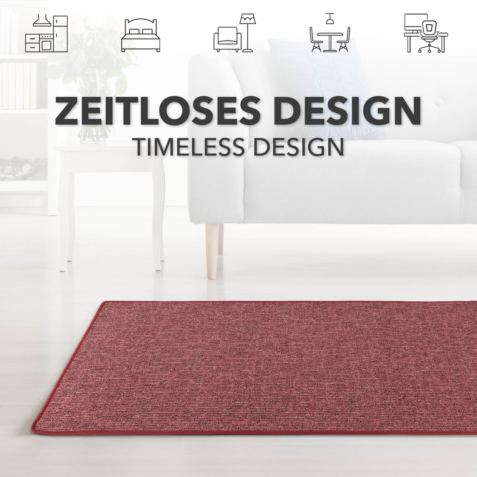 Custom Carpet Treadmill | Alto | Loop Arrows | For all living spaces