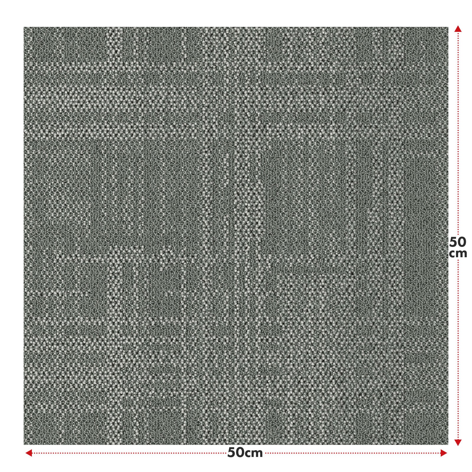 Tæppefliser | Luzern | 50x50 cm | Komfortable, lydabsorberende og velegnede til gulvvarme | Fås i 4 farver