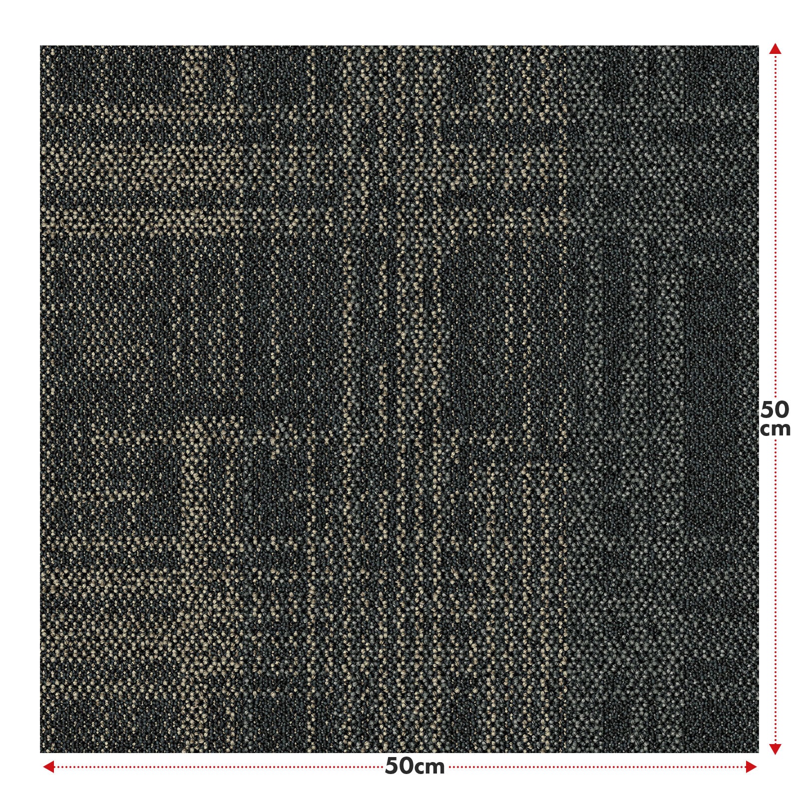Tæppefliser | Luzern | 50x50 cm | Komfortable, lydabsorberende og velegnede til gulvvarme | Fås i 4 farver