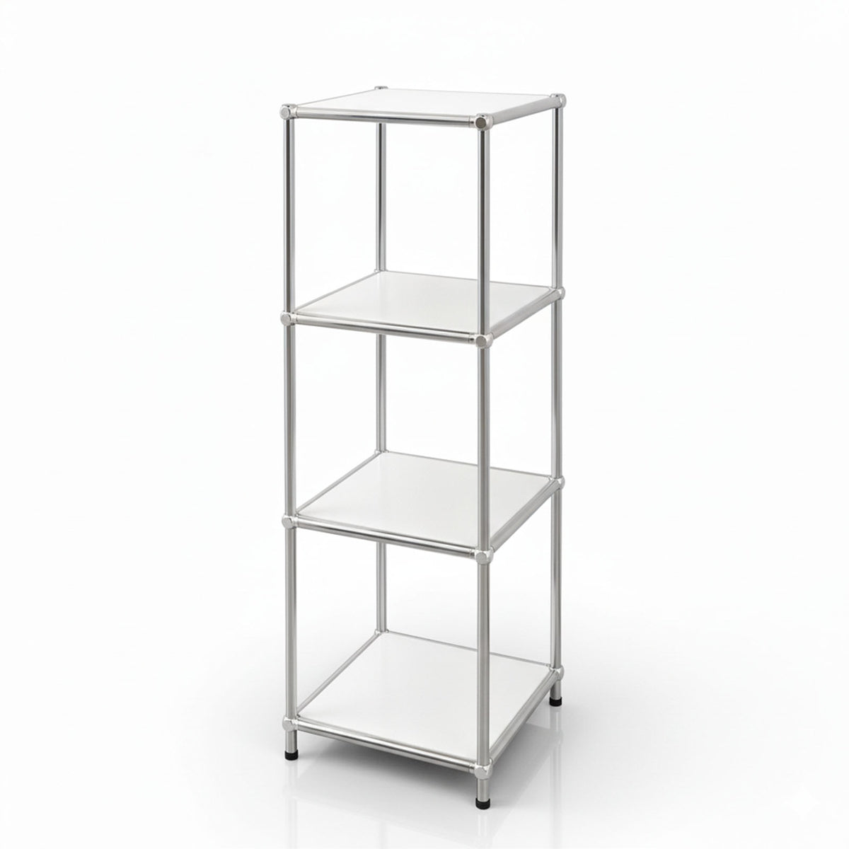 Metallreol | Concept Epure MK-005 | 4-etagers reol med åbne hylder | Fås i flere farver