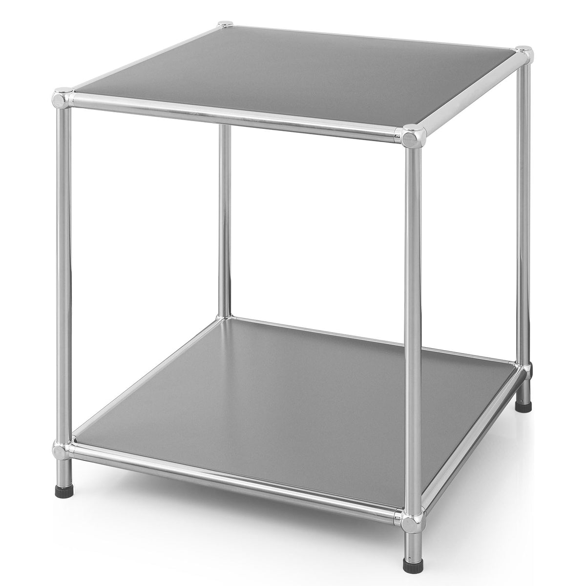 Metallreol | Concept Epure MK-012 | Åben side- og opbevaringsreol med 2 hylder | Fås i flere farver