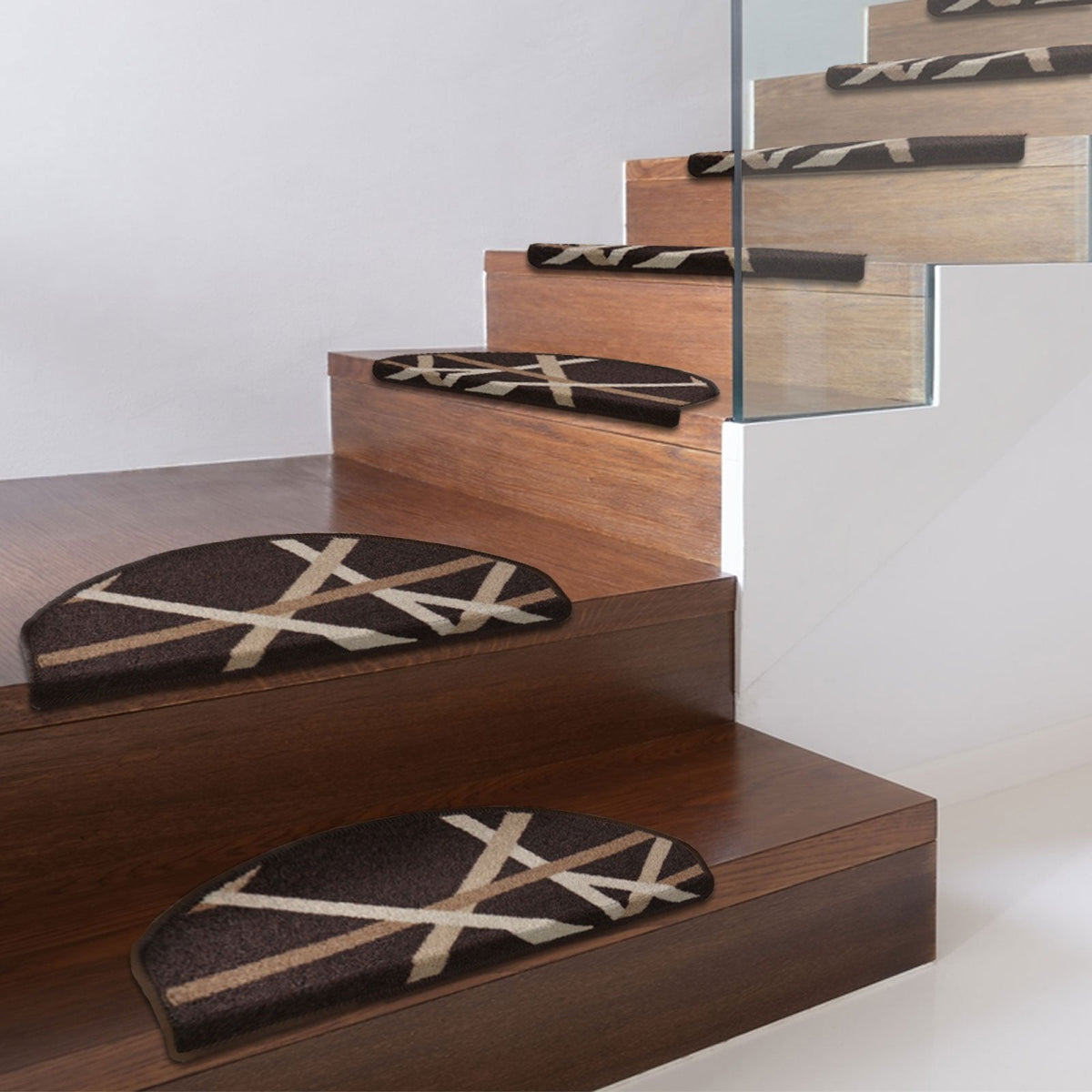 Stair steps with pressure | Attractive Pattern | Woven edge