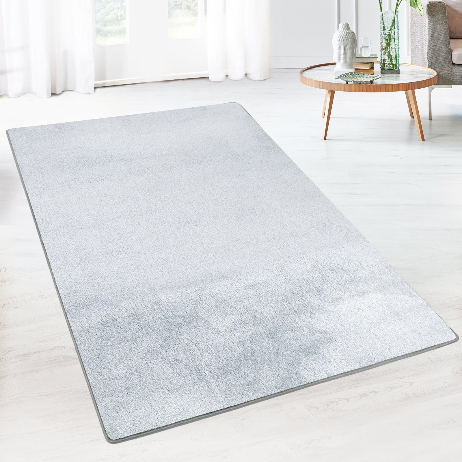Velour tæppe løber tæppe | Sundae | Fluffy Area Rug | Brugerdefineret størrelse