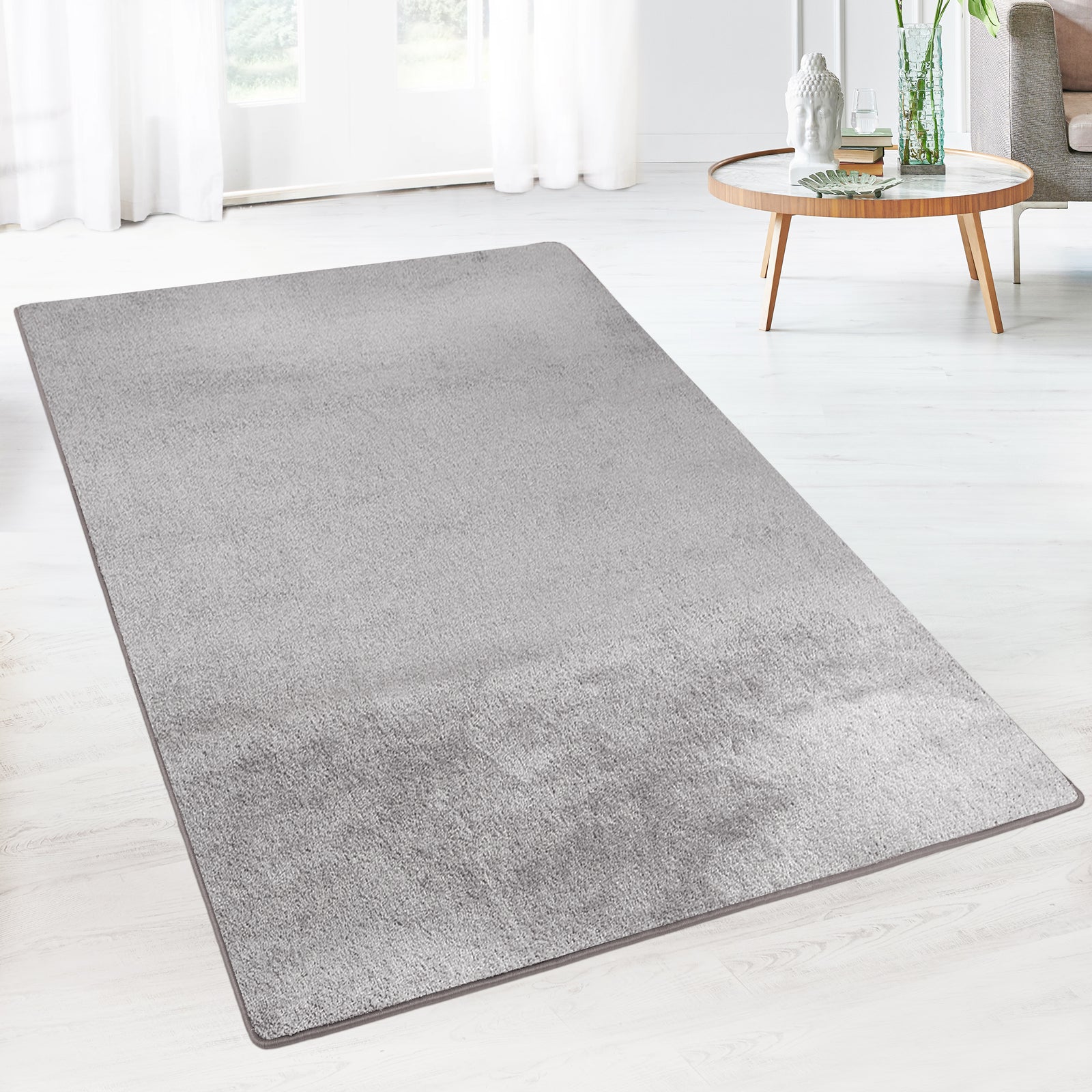 Velour tæppe løber tæppe | Sundae | Fluffy Area Rug | Brugerdefineret størrelse