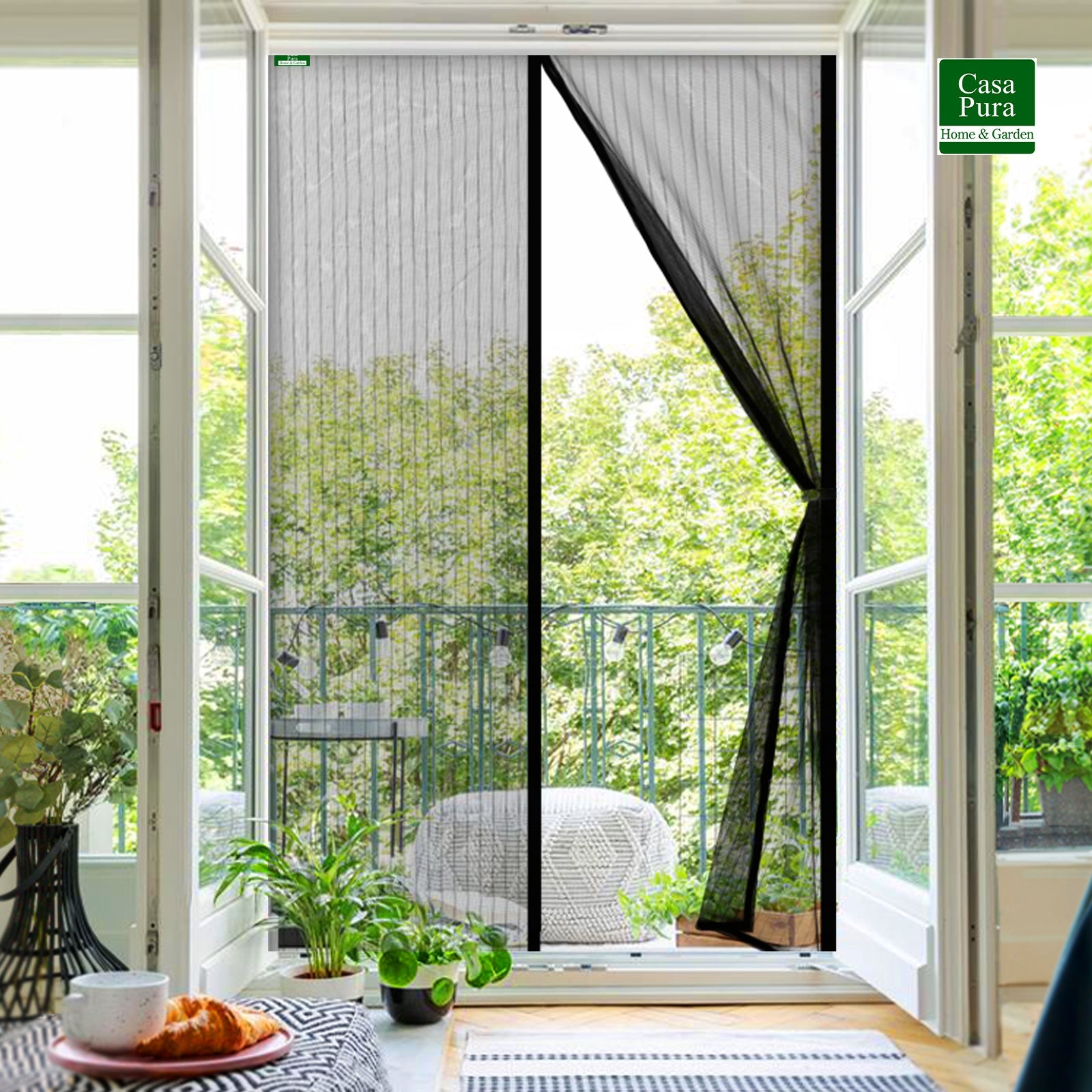 The fly net for the balcony, terrace doors and the home, Insect net