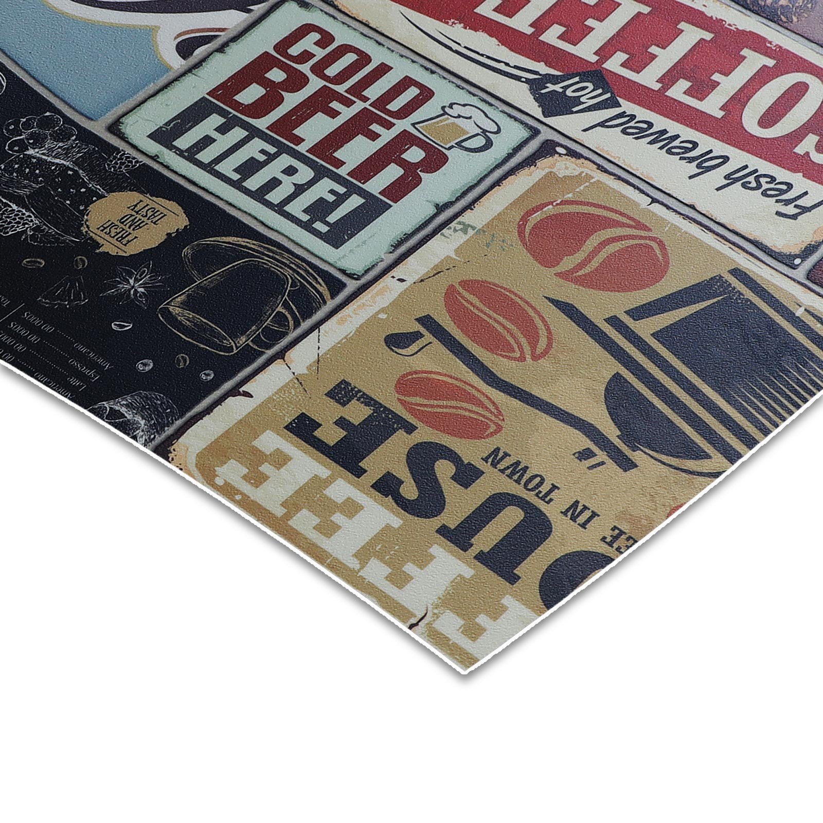 ✂ 3D CV polstret vinylgulv | Coffee Time | Ekstra ridsefast PVC-gulvbelægning