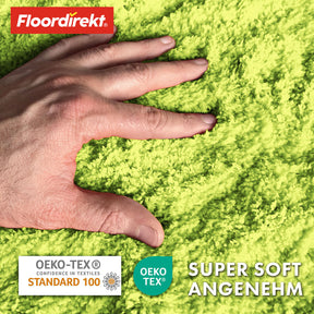 Bademåtte | Sky | Rundt bademåtte | Tæt, fluffy komfort til dit hjem