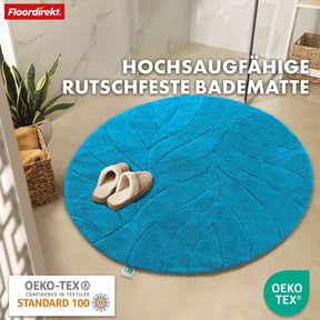 Bademåtte | Maris | Bademåtte i rund form | Blød mikrofiber, skridsikker og velegnet til gulvvarme