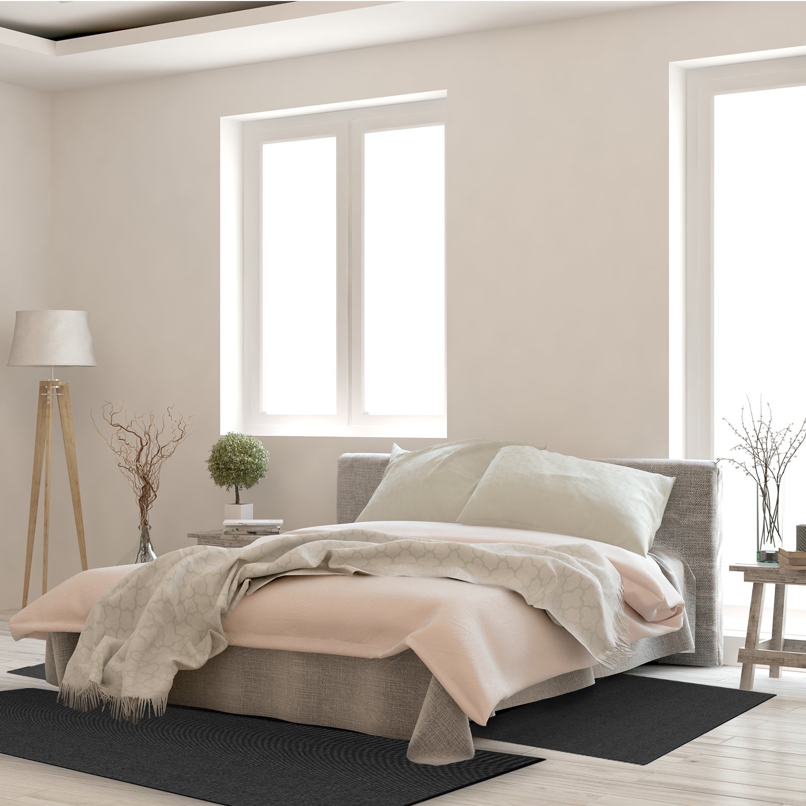 Sisal Bed Surround Rugs | Pickle | 3-Piece Runner Set | Ideal for cold