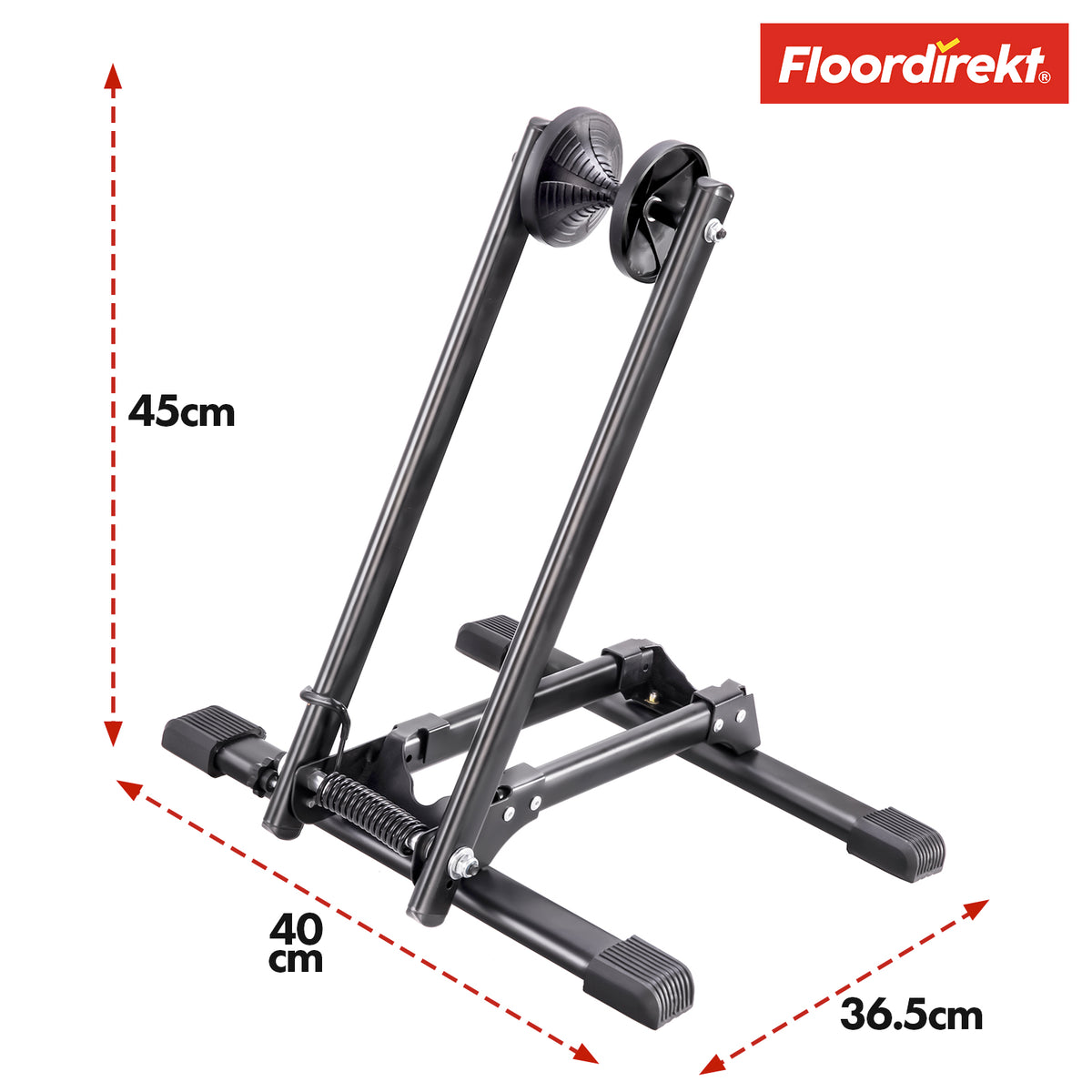 Cykelstander Bodenparker | Finn | Foldbar Stålstander til Cykler fra 20" til 29" | Pladsbesparende og Stabil