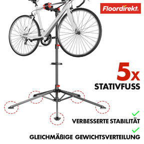 Cykelmontagestativ | Lois | Højdejusterbar og kan tilpasses | Belastningskapacitet op til 30 kg