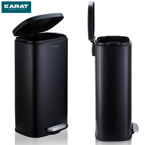 Affaldsspand | Dustin | Rustfrit stål | Med automatisk lukning | 30 - 50 liter