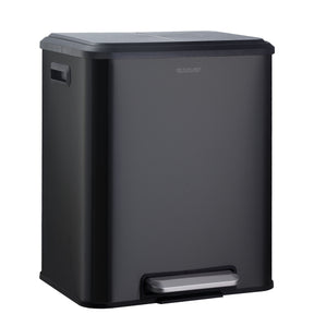 Affaldsspand | Jack | 30 L kapacitet | 2-vejs affaldssortering | soft-close & pedal | rustfrit stål eller sort