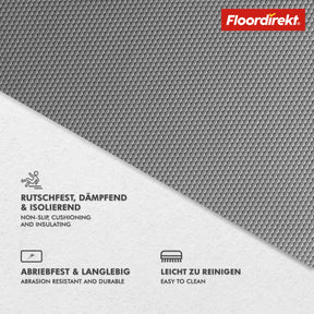 PVC-gulvbelægning | Hexagon | Robust 2 mm vinylgulv, nemt at vedligeholde og skridsikkert | Fås i flere farver