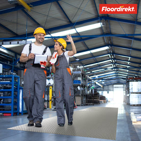 PVC-gulvbelægning | Hexagon | Robust 2 mm vinylgulv, nemt at vedligeholde og skridsikkert | Fås i flere farver