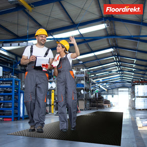 PVC-gulvbelægning | Hexagon | Robust 2 mm vinylgulv, nemt at vedligeholde og skridsikkert | Fås i flere farver